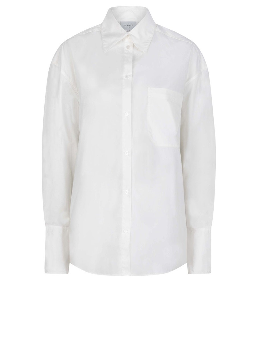 DANTE6 D6Knox Cropped Poplin Shirt Clearance