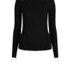 DANTE6 D6Rome Cut-Out Turtle Neck Top Clearance