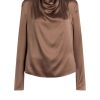 DANTE6 D6Ipsum Silk Drapey Top Hot