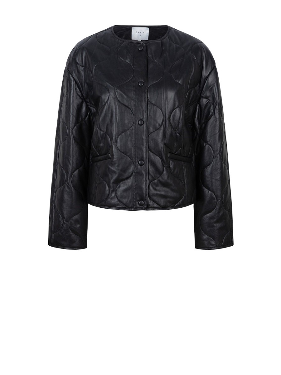 DANTE6 Ciaba Leren Bomber New