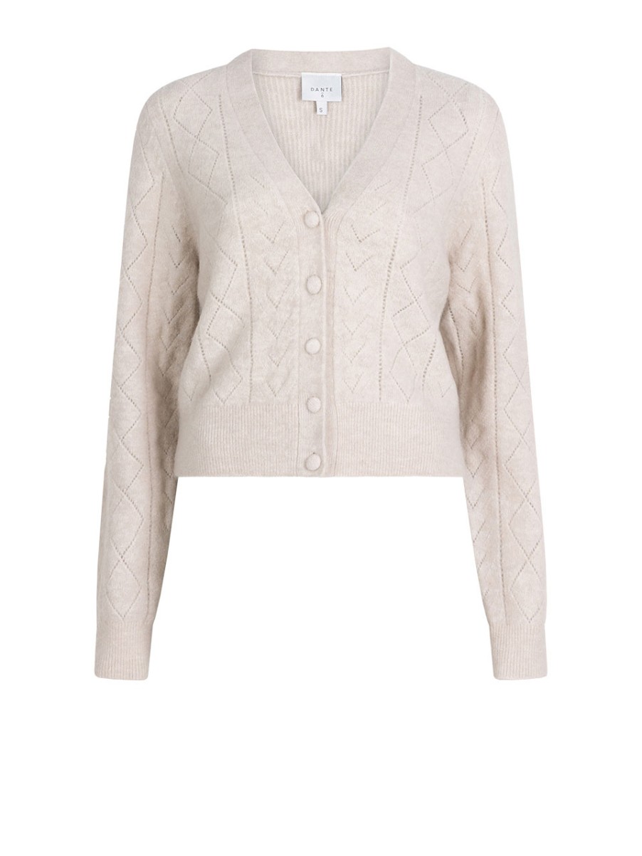 DANTE6 D6Ireen Ajour Knit Cardigan Clearance