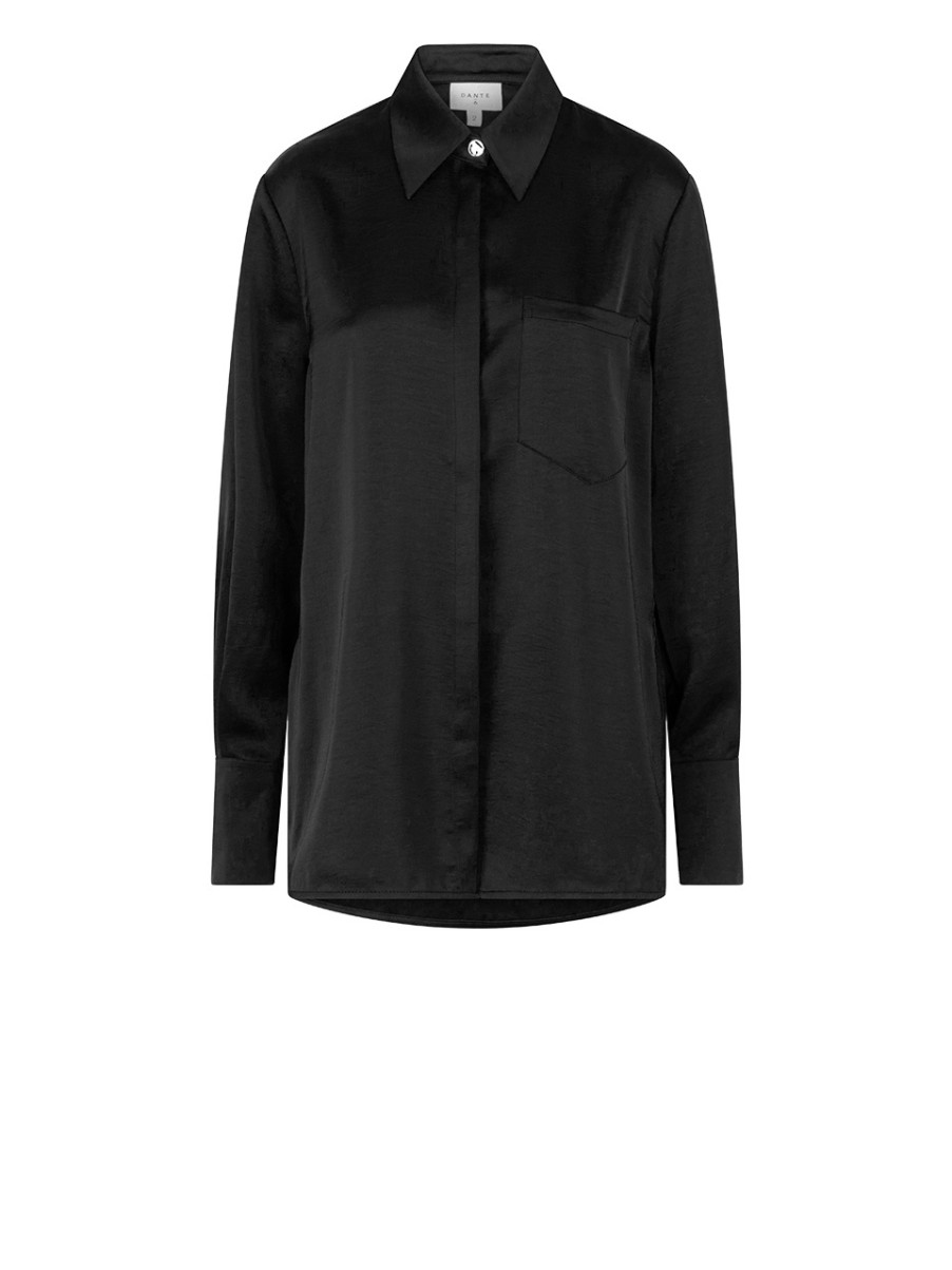 DANTE6 D6Louda Satin Long Shirt Online